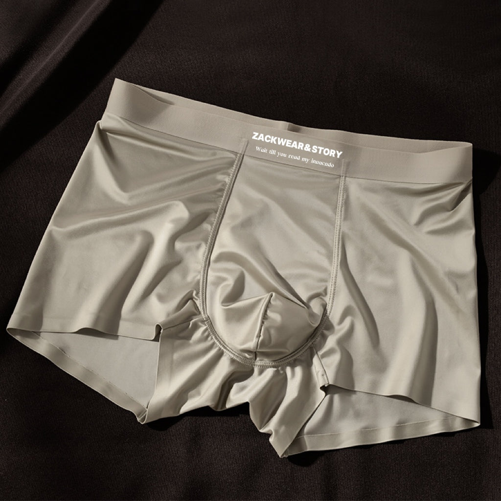4 PCS Luxury Ice Silk Boxers For Men